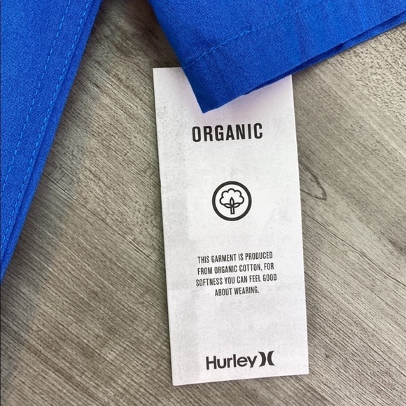 🔹HURLEY- BUTTON UP Collared SHORT SLEEVE SHIRT - Picture 8 of 9